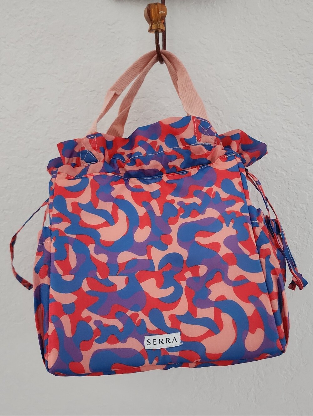 SERRA | Blue & Orange Camo Lunch Bag